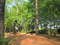 Biking at Country Park Greensboro, NC