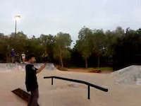 back flip at skate park