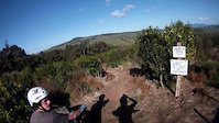 go pro run down local dh track