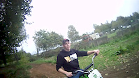 nicky on a dirt bike
