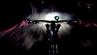 Night ride on the new bike