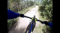Jasper ALberta Canada Mountain Biking on Route...