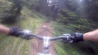 Stacking it on Alpine Trail @ Oakridge