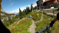 Kandersteg Downhill on the new track