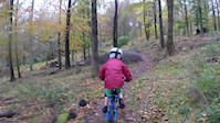5 yr old dudes first red trail