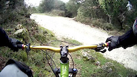 wet rocks and ride-kolivata trail lefkada