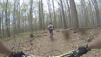 white trail power line decent