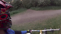 Alain Mountain Biking in Sprite trail