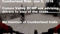 Night Ride in Fresh Snow Jan 5 , 2015