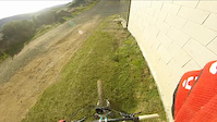 Flat out on North Face... literally.