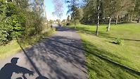 Langs parkerings plassen-prestegårdsskogen