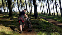 Whistler shredder and a fat bloke ride XC on...