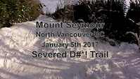 Severed in the snow - Mount Seymour Jan 5th 2017
