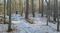 Saxon hill tables in the snow