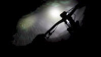Bobsled at night
