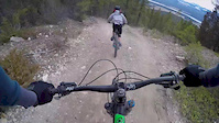 Lucas riding Mt. Swansea April 2017
