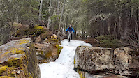 Ice waterfall