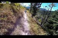High speed chase down Family Guy, loose gravel...