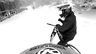 bike and snow with the friends