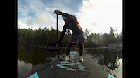 180124 Thetis Lake SUP