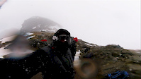 hiking up the cobbler