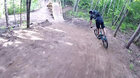 Tablerone jump trail, Vallee bras du Nord