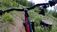 enduro race practise crash