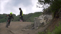 Crash at Châtel BikePark