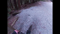 Riding “PIPELINE” on Mnt Fromme