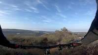 Pivot Firebird Solo down am - pm trail at ted...
