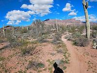 west section of horse trail. gold canyon.