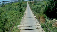 Riding on bridge
