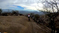 Bajada desde la tarima