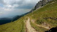 Saua Strunga trail in Bucegi Mountains (big...