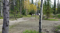 Local riders in Edson Bike Skills Park