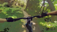 What it would look like if you rode in cartoons