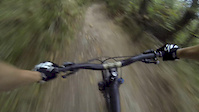 Blind run down Ca Bianca trail oct 2019