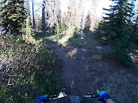 Middle icicle ridge descent