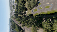 Speedy pump track drone chase!