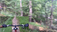 The two log drops (videos not in sync)