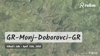 Route to Monj hill