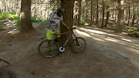 TILTED ROAD GAP ON HARDTAIL