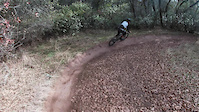 Almost hitting my friend as he crashes in...