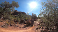 Crash on Pig tail trail, Sedona