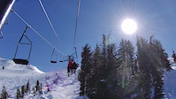 Skiing 'Secret Spot' from Chair 12