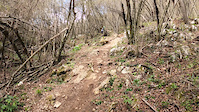 Steep and tech section