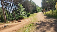 Jumpline at start of Roller Creek