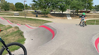 Kinetic park pump track