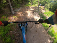 Czarna Góra bikepark crash