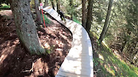 Crash in Lenzerheide shoreline